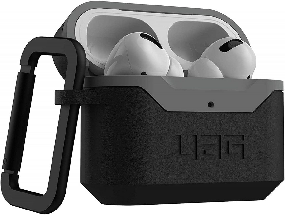 Urban Armor Gear Apple AirPods Pro Hoesje Hard Case Zwart Grijs afbeelding 2