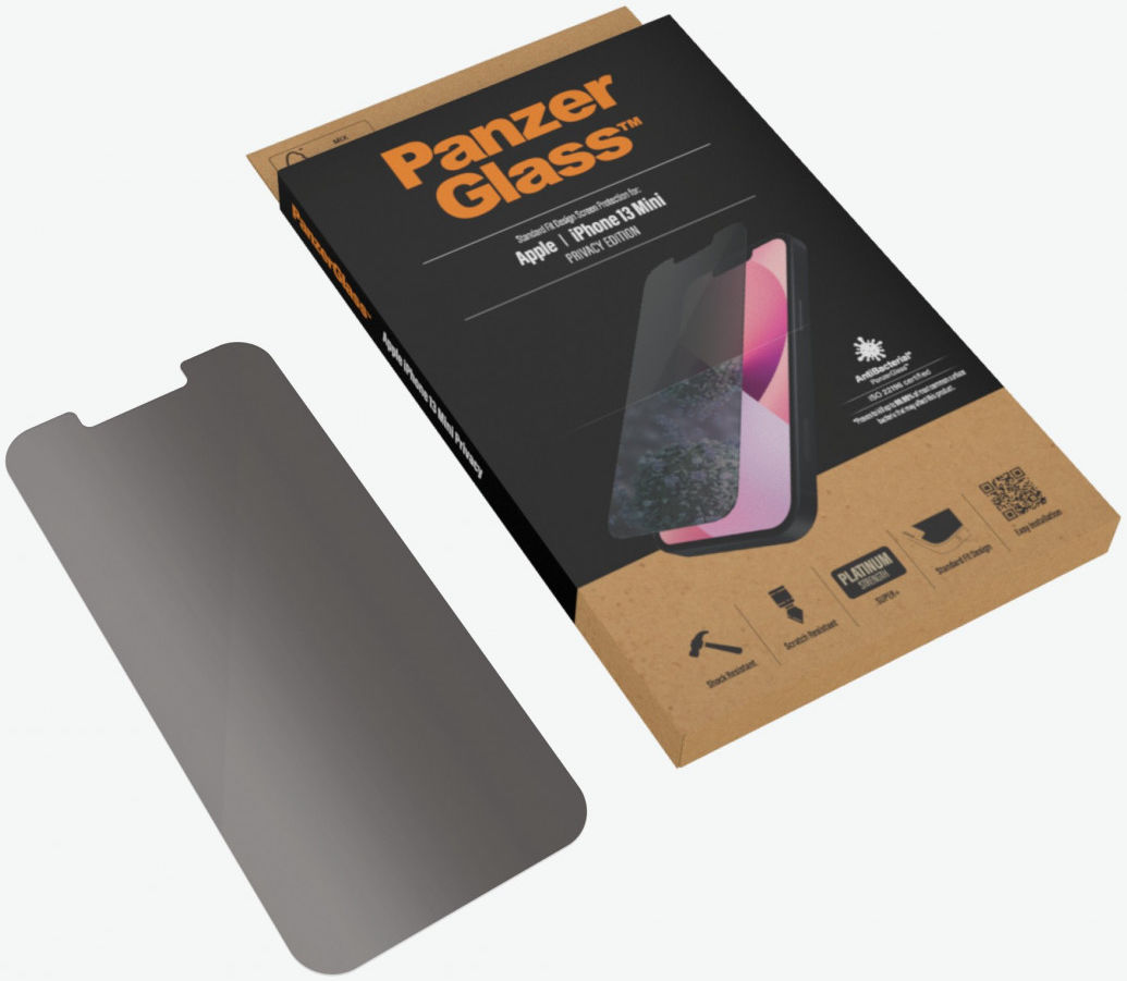 PanzerGlass Apple iPhone 13 Mini Privacy Glass Antibacterieel afbeelding 7