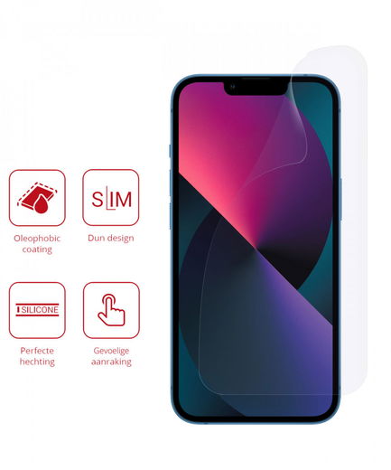 Rosso Apple iPhone 13 Mini Ultra Clear Screen Protector Duo Pack afbeelding 2