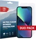 Rosso Apple iPhone 13/13 Pro Ultra Clear Screen Protector Duo Pack