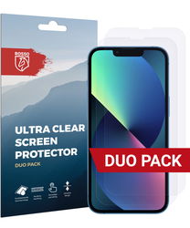 Rosso Apple iPhone 13/13 Pro Ultra Clear Screen Protector Duo Pack afbeelding