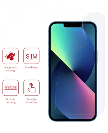 Rosso Apple iPhone 13/13 Pro Ultra Clear Screen Protector Duo Pack afbeelding 2