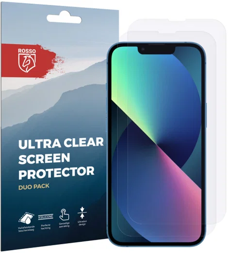 Rosso Apple iPhone 13/13 Pro Ultra Clear Screen Protector Duo Pack afbeelding 12