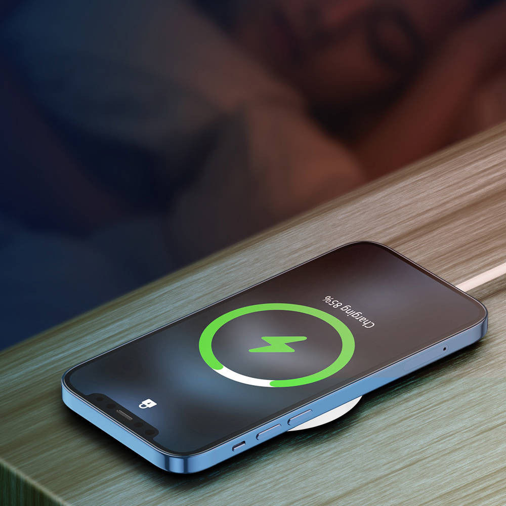 Dux Ducis 15W Magnetische Draadloze Oplader met MagSafe Wit afbeelding 2