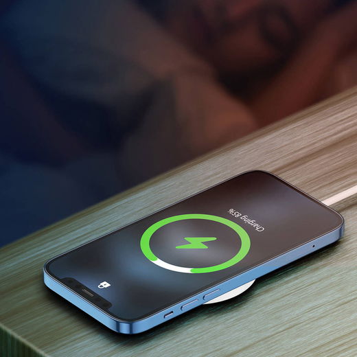 Dux Ducis 15W Magnetische Draadloze Oplader met MagSafe Wit afbeelding 2