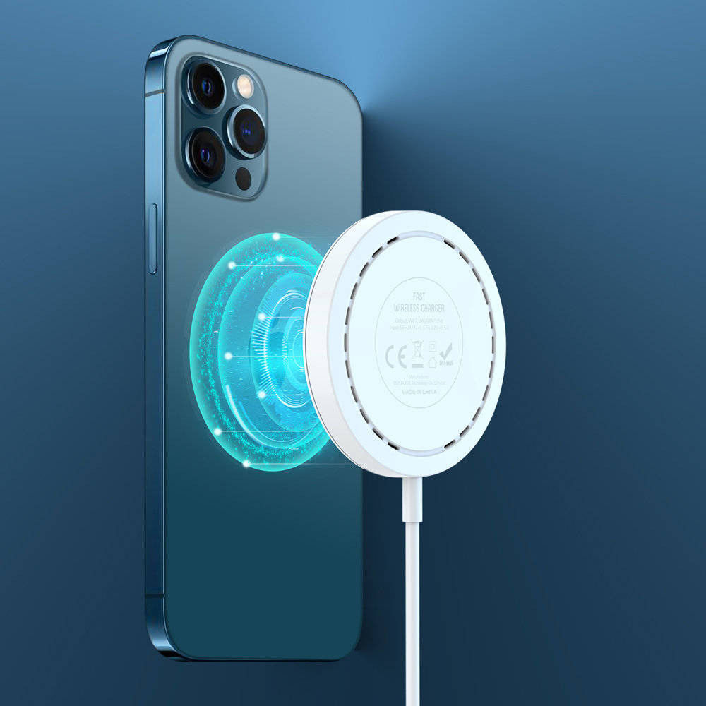 Dux Ducis 15W Magnetische Draadloze Oplader met MagSafe Wit afbeelding 6