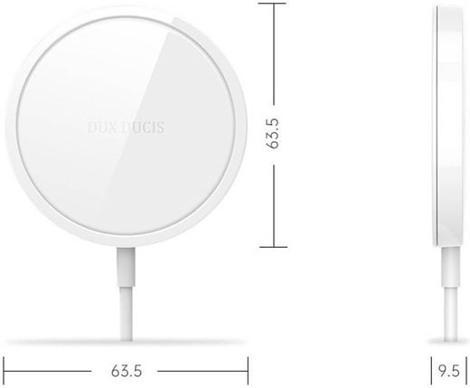Dux Ducis 15W Magnetische Draadloze Oplader met MagSafe Wit afbeelding 8