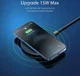 Dux Ducis Draadloze Oplader 15W Fast Charge + USB-C Kabel 1M Zwart afbeelding 5