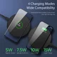 Dux Ducis Draadloze Oplader 15W Fast Charge + USB-C Kabel 1M Zwart afbeelding 6