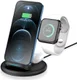 Dux Ducis 3-in-1 Draadloze Oplader 15W voor Smartphone/AirPods/Watch afbeelding 1