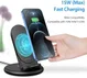 Dux Ducis 3-in-1 Draadloze Oplader 15W voor Smartphone/AirPods/Watch afbeelding 2