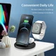 Dux Ducis 3-in-1 Draadloze Oplader 15W voor Smartphone/AirPods/Watch afbeelding 4