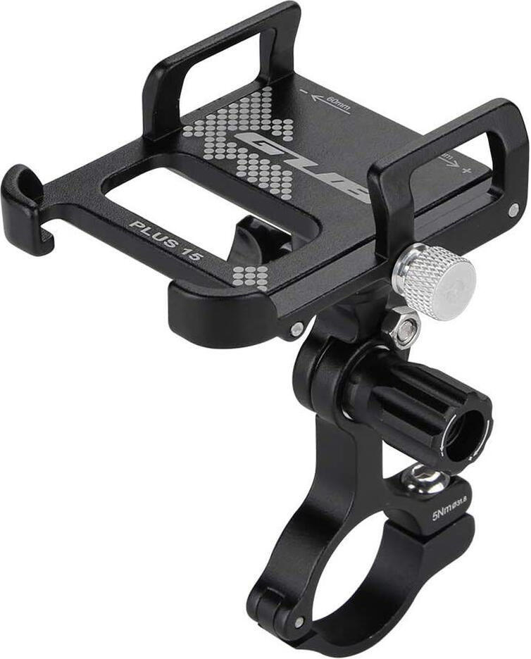 GUB Plus 15 Universele Draaibare Telefoon Fietshouder Zwart afbeelding 1