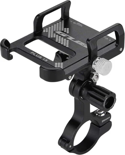 GUB Plus 15 Universele Draaibare Telefoon Fietshouder Zwart afbeelding 1