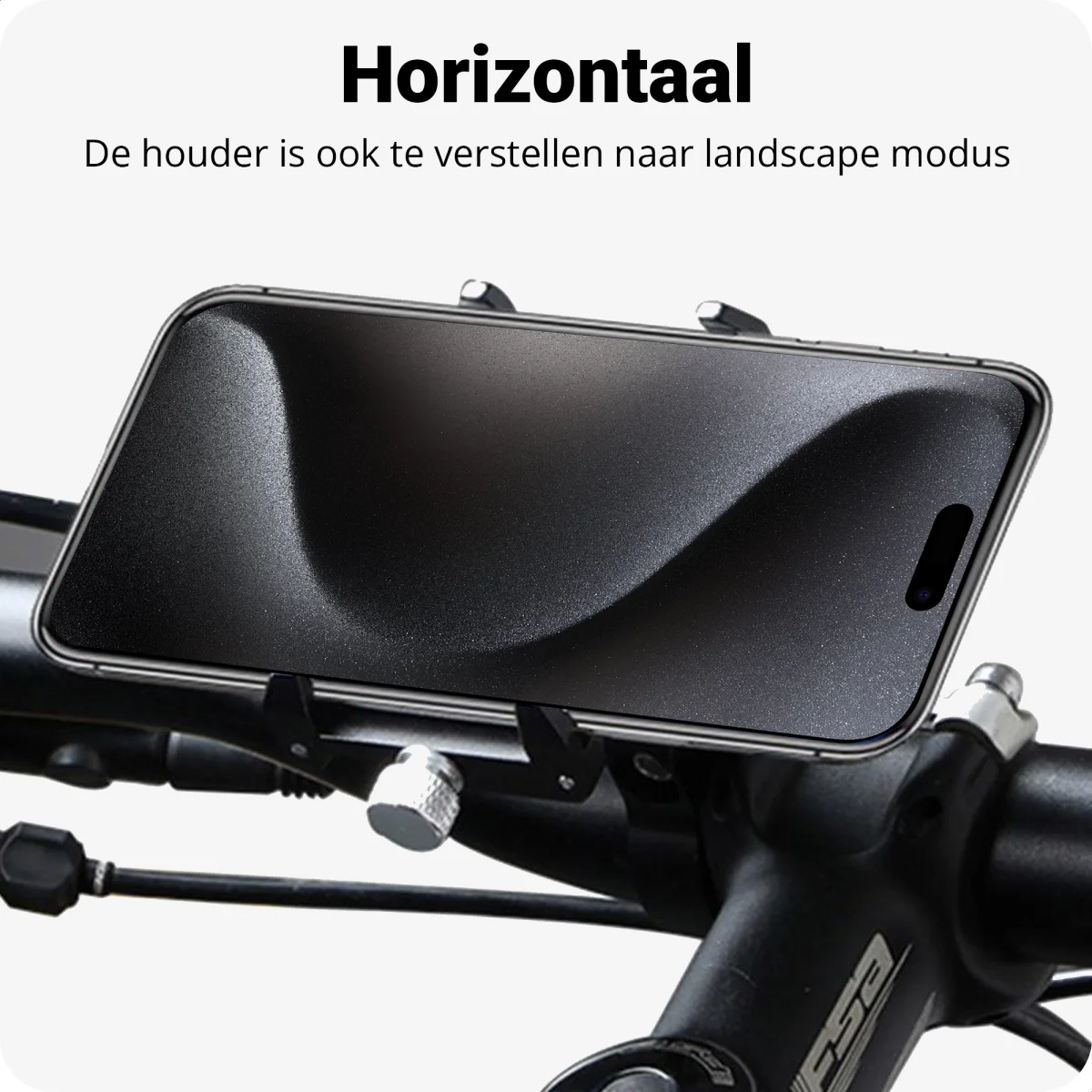 GUB Plus 15 Universele Draaibare Telefoon Fietshouder Zwart afbeelding 7
