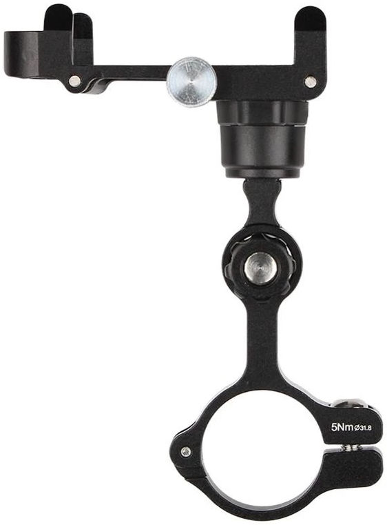 GUB Plus 10 Universele Draaibare Telefoon Fietshouder Aluminium Zwart afbeelding 5