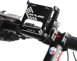 GUB Plus 10 Universele Draaibare Telefoon Fietshouder Aluminium Zwart afbeelding