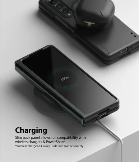 Ringke Slim Samsung Galaxy Z Fold 3 Hoesje Ultra Dun Matte Transparant afbeelding 11