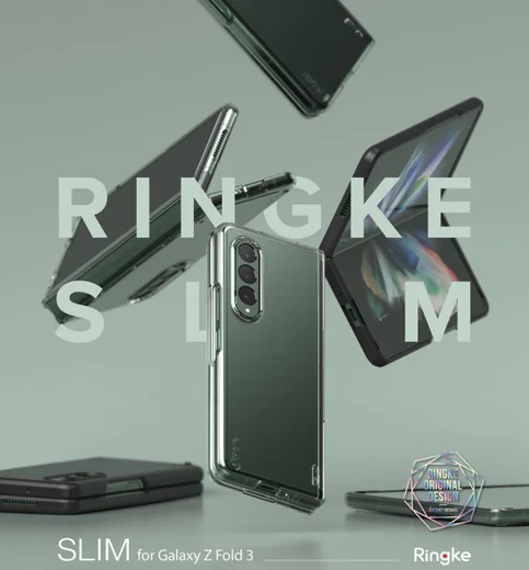 Ringke Slim Samsung Galaxy Z Fold 3 Hoesje Ultra Dun Matte Transparant afbeelding 12
