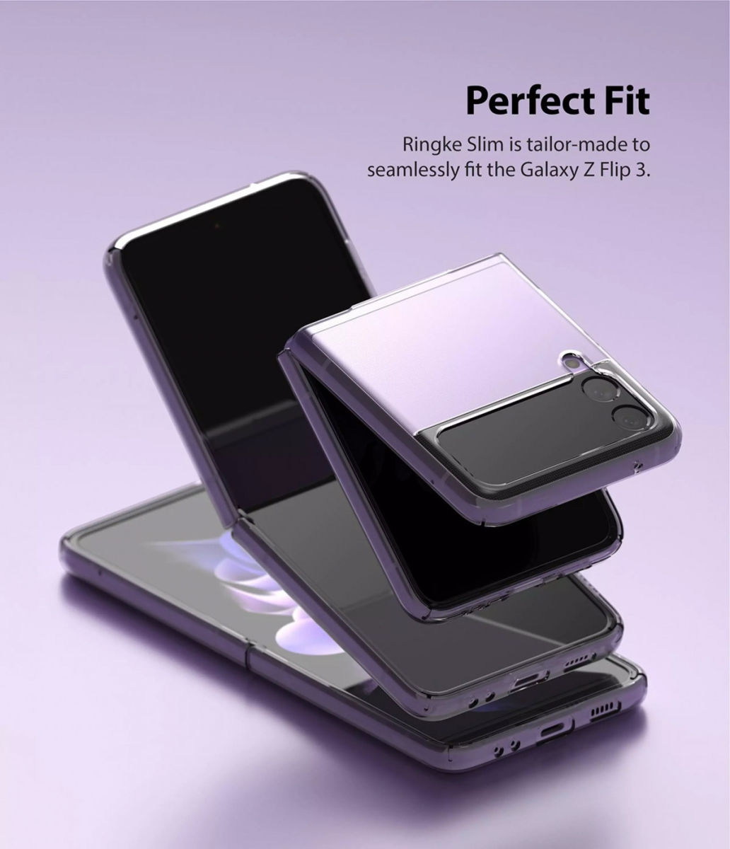 Ringke Slim Samsung Galaxy Z Flip 3 Hoesje Ultra Dun Transparant afbeelding 3