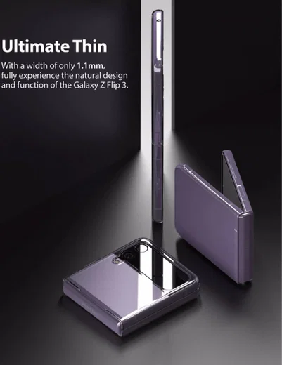 Ringke Slim Samsung Galaxy Z Flip 3 Hoesje Ultra Dun Matte Transparant afbeelding 4