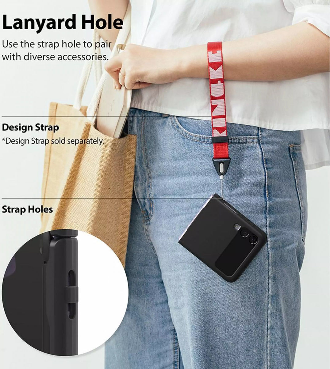 Ringke Slim Samsung Galaxy Z Flip 3 Hoesje Ultra Dun Matte Transparant afbeelding 7