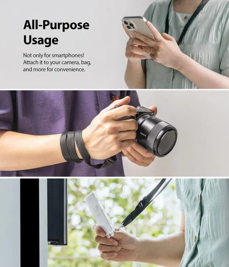 Ringke Lanyard Strap Schouder/Nek/Pols voor Smartphone/Sleutels/Camera afbeelding 4