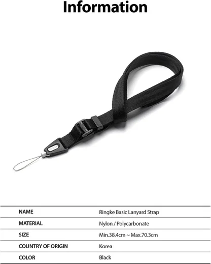 Ringke Lanyard Strap Schouder/Nek/Pols voor Smartphone/Sleutels/Camera afbeelding 9