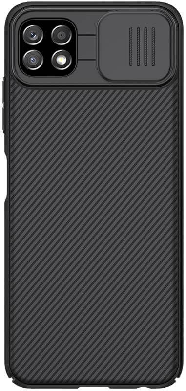 Nillkin CamShield Samsung Galaxy A22 5G Hoesje met Camera Slider Zwart afbeelding 1