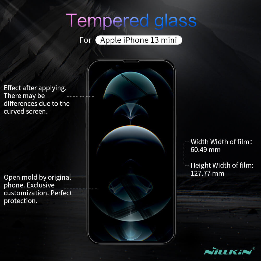 Nillkin Apple iPhone 13 Mini Screen Protector Anti-Explosie Glas 0.2mm afbeelding 14