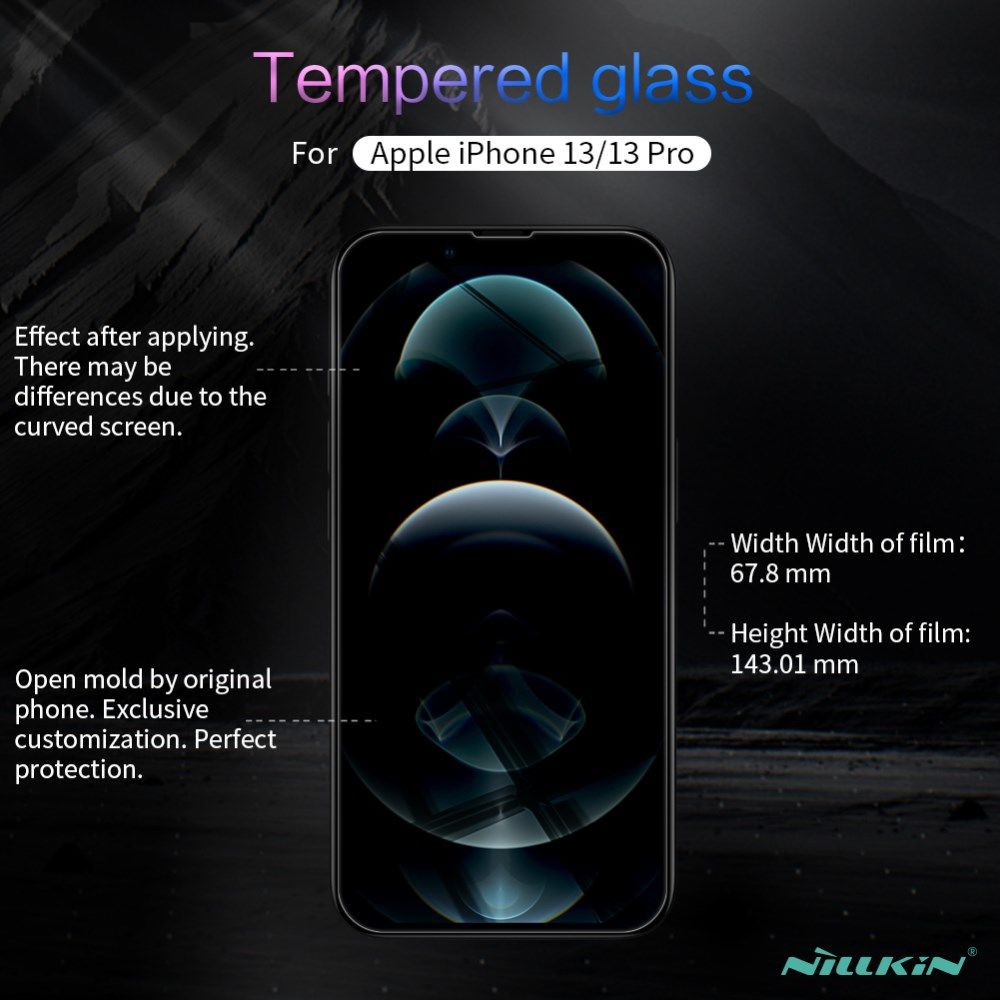 Nillkin iPhone 13 / 13 Pro Screen Protector Anti-Explosie Glas 0.2mm afbeelding 7