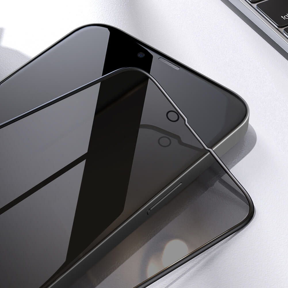 Nillkin Apple iPhone 13 Mini Screen Protector Privacy Tempered Glass afbeelding 12