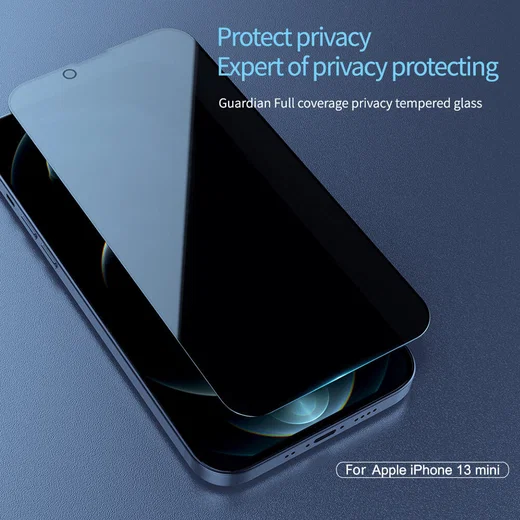 Nillkin Apple iPhone 13 Mini Screen Protector Privacy Tempered Glass afbeelding 6