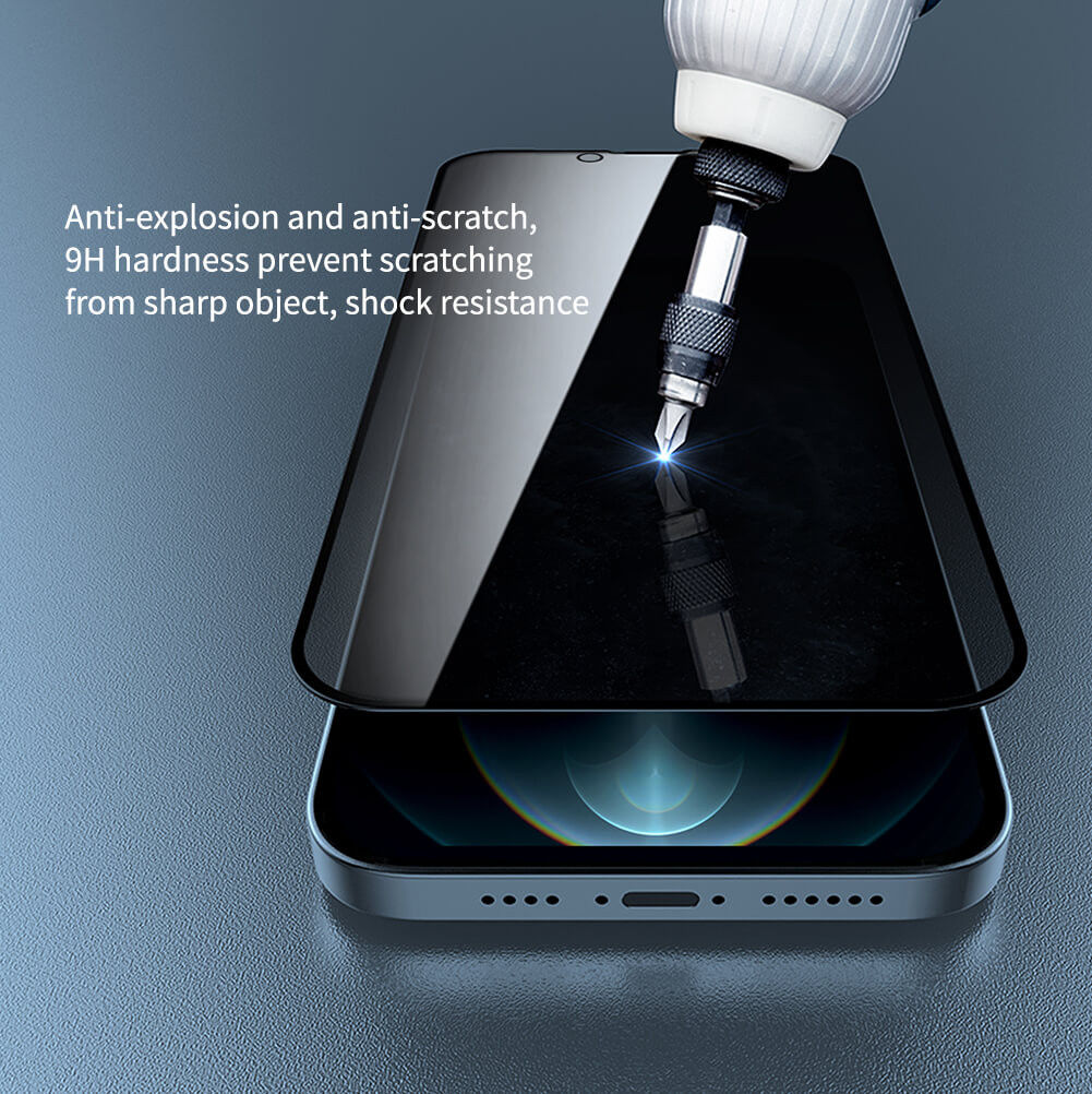 Nillkin Guardian iPhone 13 Pro Max Privacy Glass met Installatieframe afbeelding 11