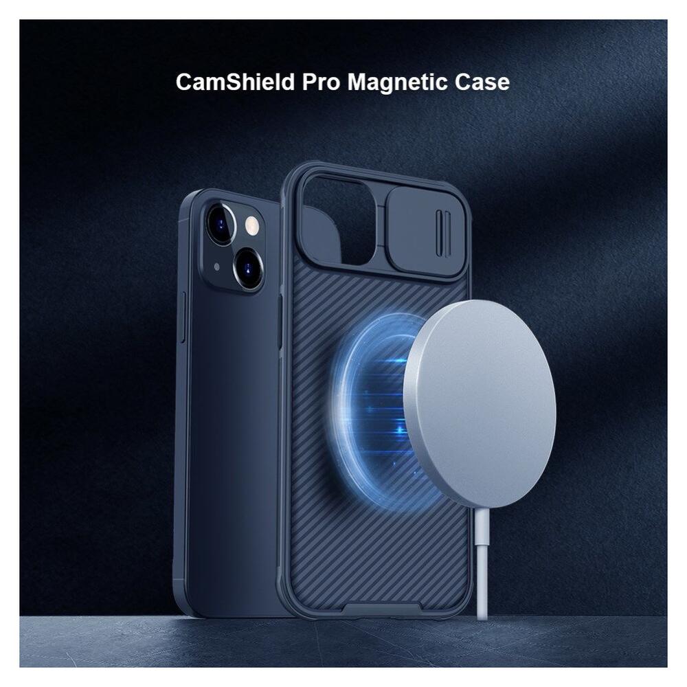 Nillkin CamShield iPhone 13 Mini MagSafe Hoesje Camera Slider Zwart afbeelding 4