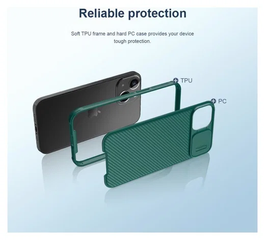 Nillkin CamShield iPhone 13 Mini MagSafe Hoesje Camera Slider Zwart afbeelding 5