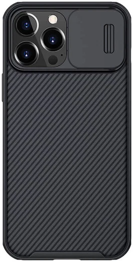 Nillkin CamShield iPhone 13 Pro Max MagSafe Hoesje Camera Slider Zwart afbeelding 1