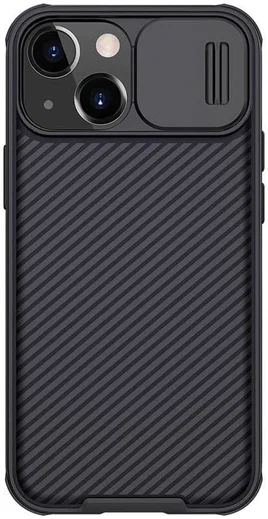 Nillkin CamShield Apple iPhone 13 Mini Hoesje met Camera Slider Zwart afbeelding 1