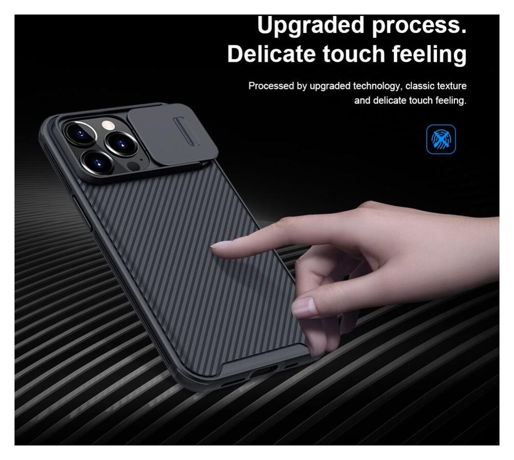 Nillkin CamShield Apple iPhone 13 Pro Hoesje met Camera Slider Zwart afbeelding 9