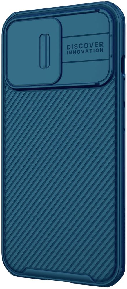 Nillkin CamShield Apple iPhone 13 Pro Hoesje met Camera Slider Blauw afbeelding 2