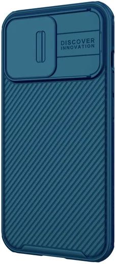 Nillkin CamShield Apple iPhone 13 Pro Hoesje met Camera Slider Blauw afbeelding 2