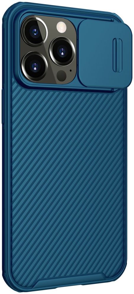 Nillkin CamShield Apple iPhone 13 Pro Hoesje met Camera Slider Blauw afbeelding 7