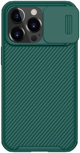 Nillkin CamShield Apple iPhone 13 Pro Hoesje met Camera Slider Groen afbeelding 1