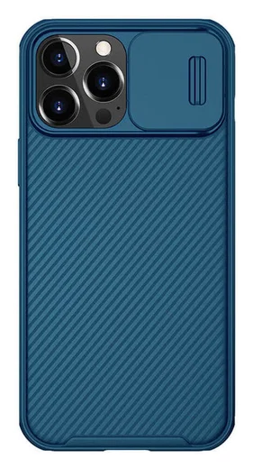 Nillkin CamShield Apple iPhone 13 Pro Max Hoesje Camera Slider Blauw afbeelding 1