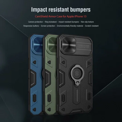 Nillkin CamShield Armor Apple iPhone 13 Pro Camera Slider Zwart afbeelding 13