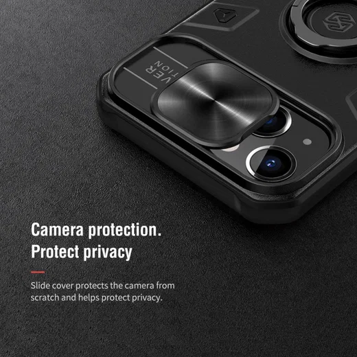 Nillkin CamShield Armor Apple iPhone 13 Pro Camera Slider Zwart afbeelding 4