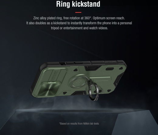 Nillkin CamShield Armor Apple iPhone 13 Pro Camera Slider Blauw afbeelding 8