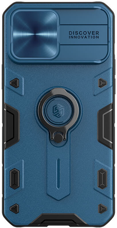 Nillkin CamShield Armor Apple iPhone 13 Pro Max Camera Slider Blauw afbeelding 1
