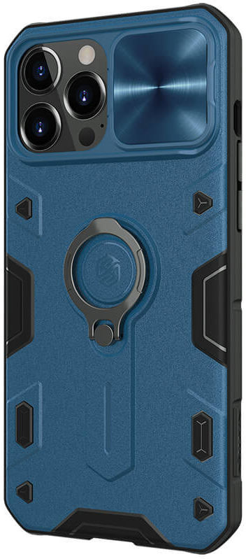 Nillkin CamShield Armor Apple iPhone 13 Pro Max Camera Slider Blauw afbeelding 2