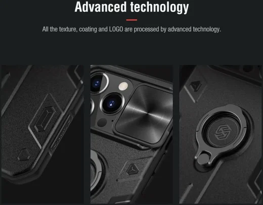 Nillkin CamShield Armor Apple iPhone 13 Pro Max Camera Slider Groen afbeelding 8